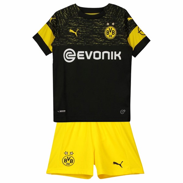 Camiseta Borussia Dortmund 2ª Niño 2018-2019 Negro